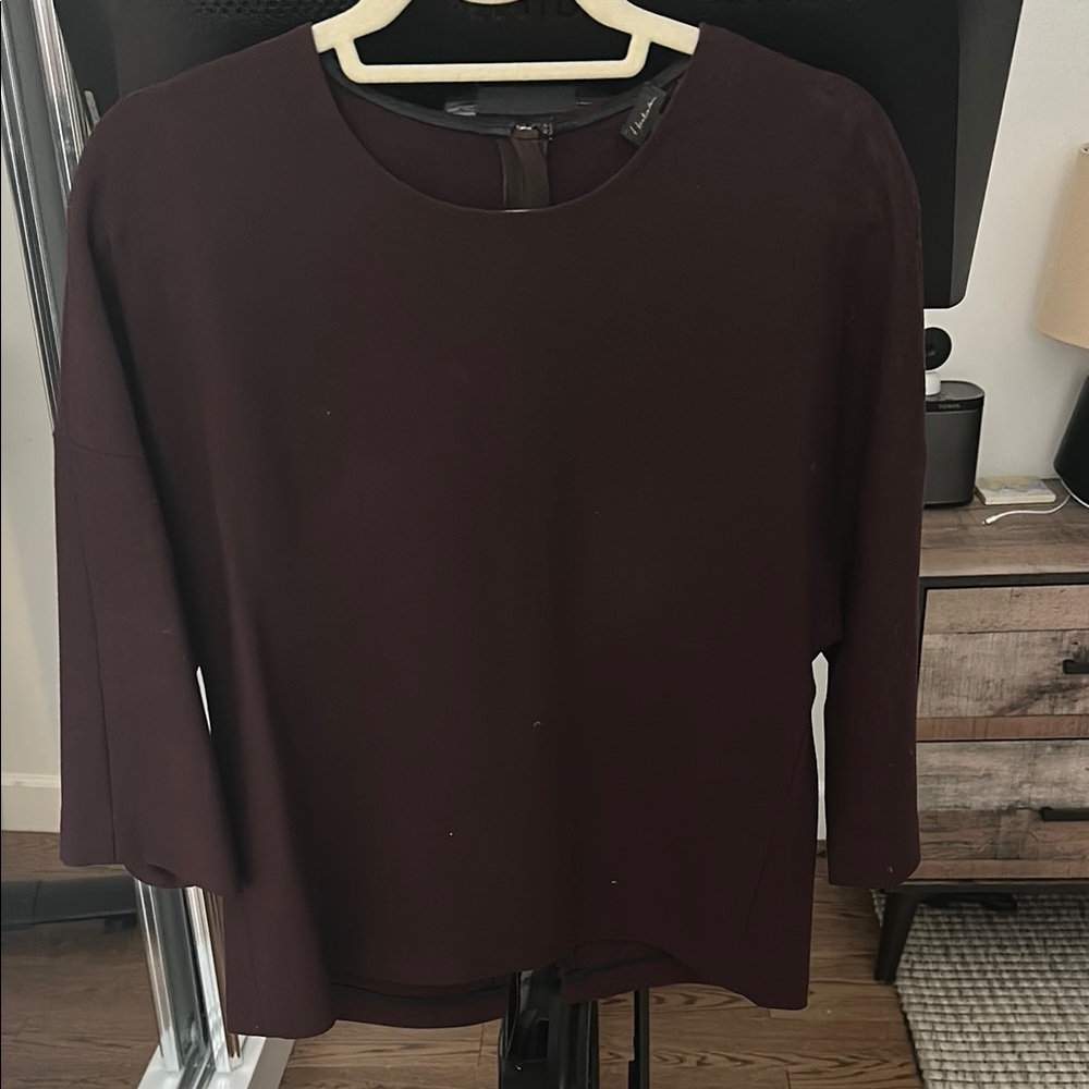 Babaton Elegant Burgundy Women's Top